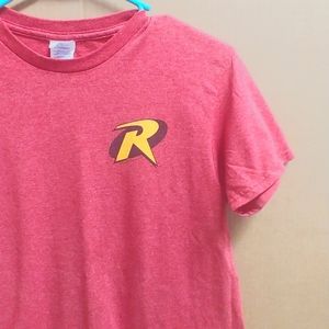 ROBIN Sidekick costume logo tee shirt DC Comics Batman Unisex Small